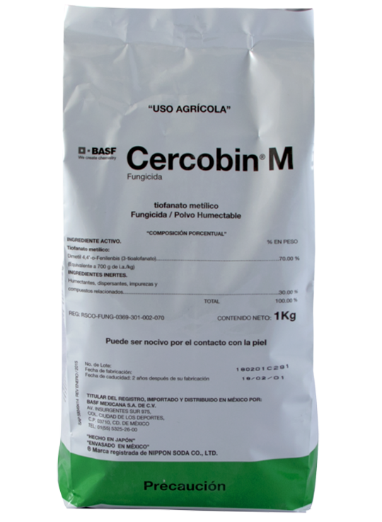 Cercobin® M, fungicida para vegetales. 1kg