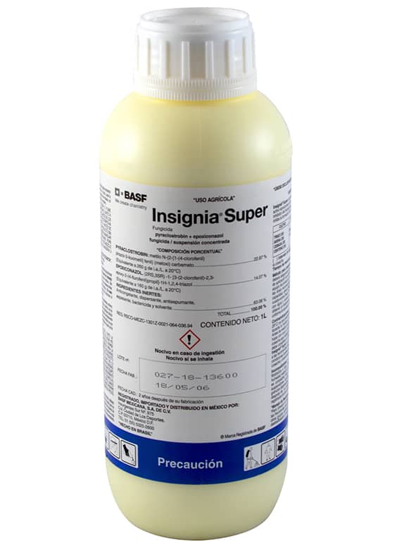 Insignia Super, fungicida para maíz y algodón. 1L