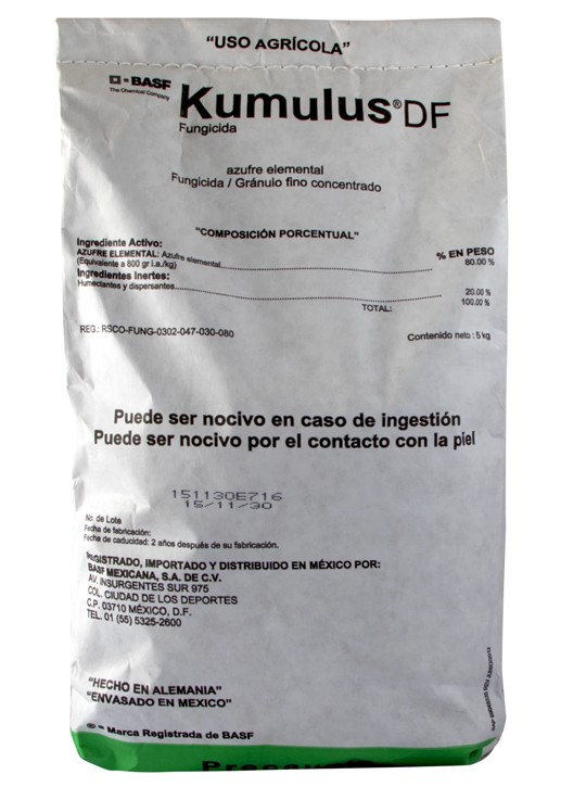 Kumulus 25 DF, fungicida-acaricida para cítricos. 25kg