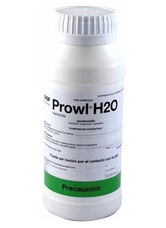 Prowl H2O, herbicida para vegetales. 9.46 lts