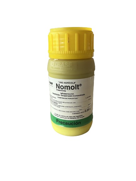 Nomolt, insecticida para maíz. 250 ml.